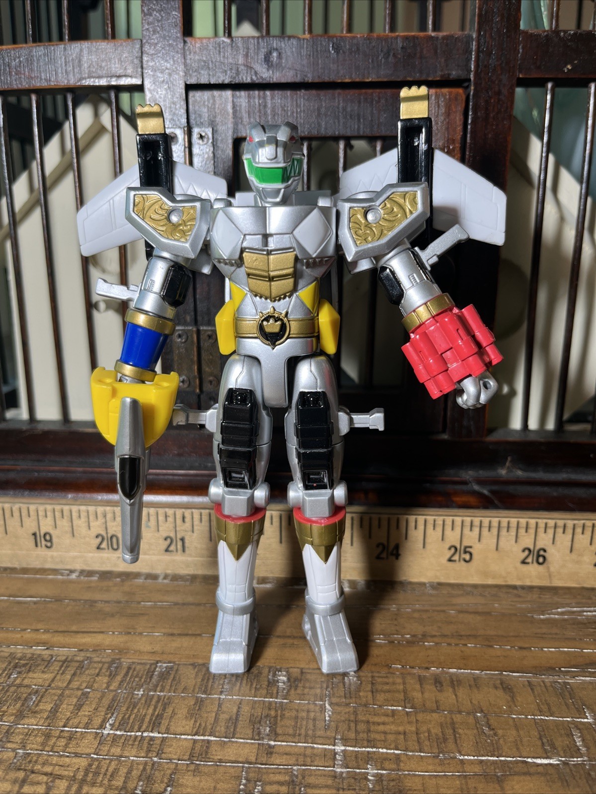 Power Rangers Dino Thunder Exclusive BAF Phantom Dino Ranger Complete & Working