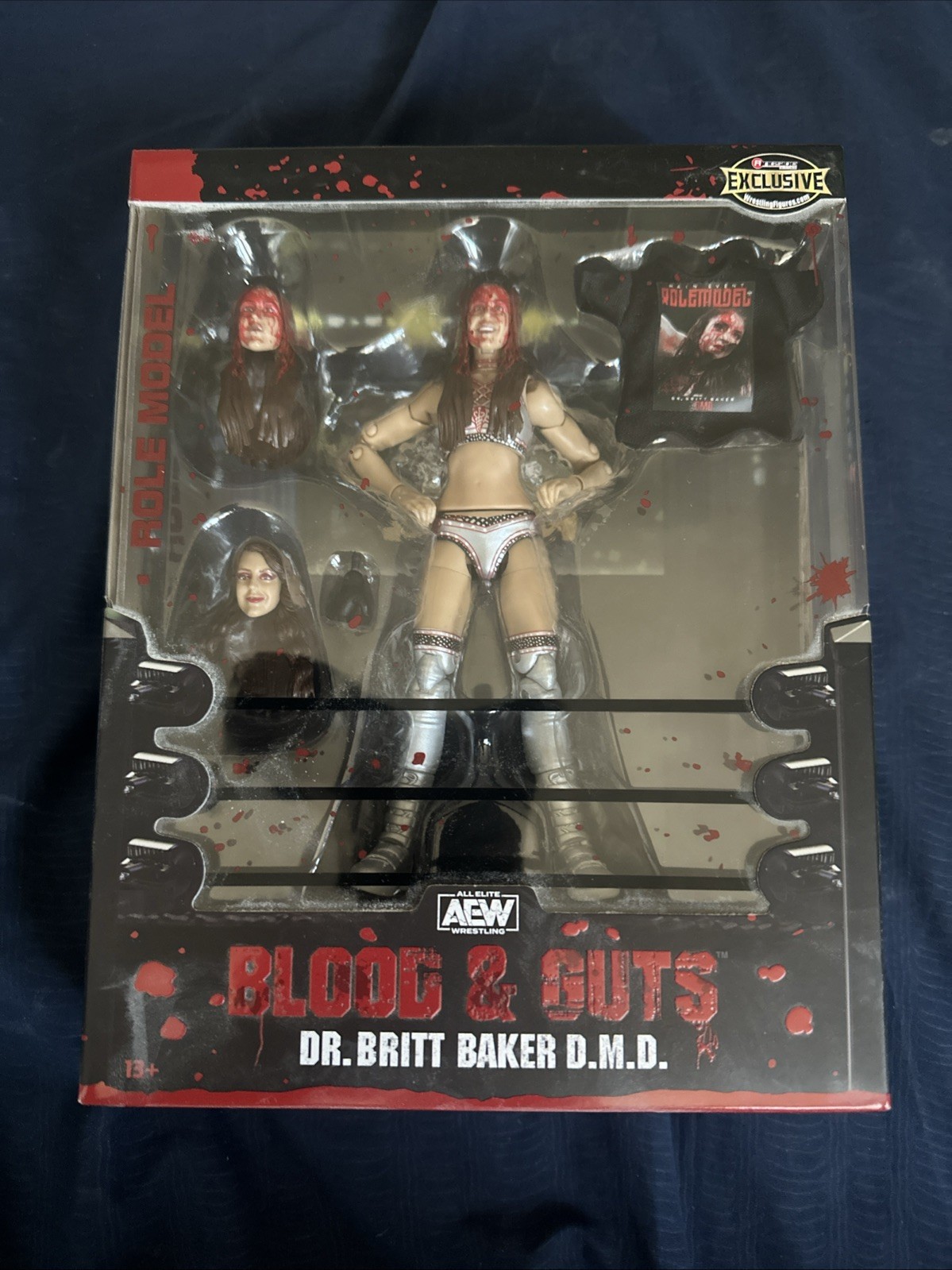 Jazwares AEW Blood & Guts Dr. Britt Baker RSC Exclusive Brand New