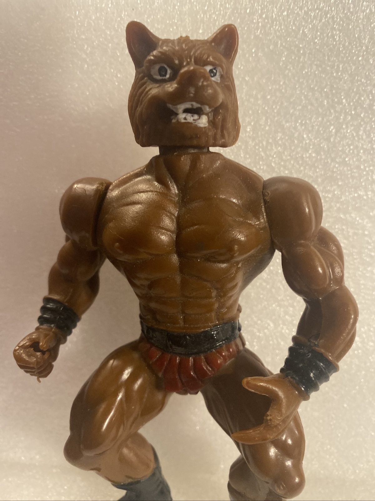 Anubi Wolf Man Galaxy Warriors Action Figure 1985 MOTU He-Man KO