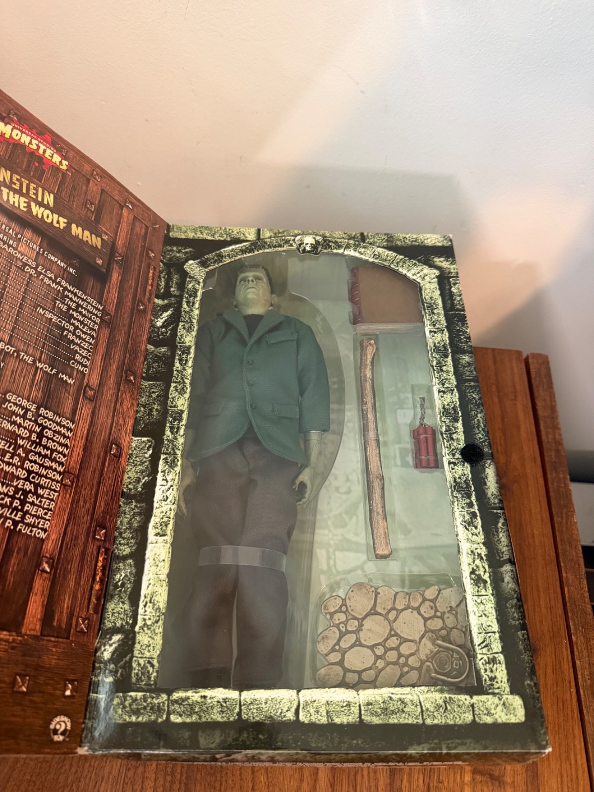 Sideshow Universal Monsters Frankenstein Meets The Wolf Man 12&Prime; Figure 2001 New