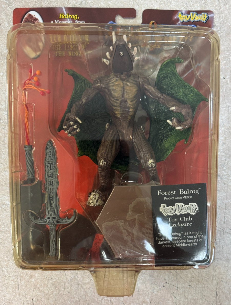 LOTR Middle Earth Toys Forest Balrog Action Figure 1998 Toy Vault ME008 Mint