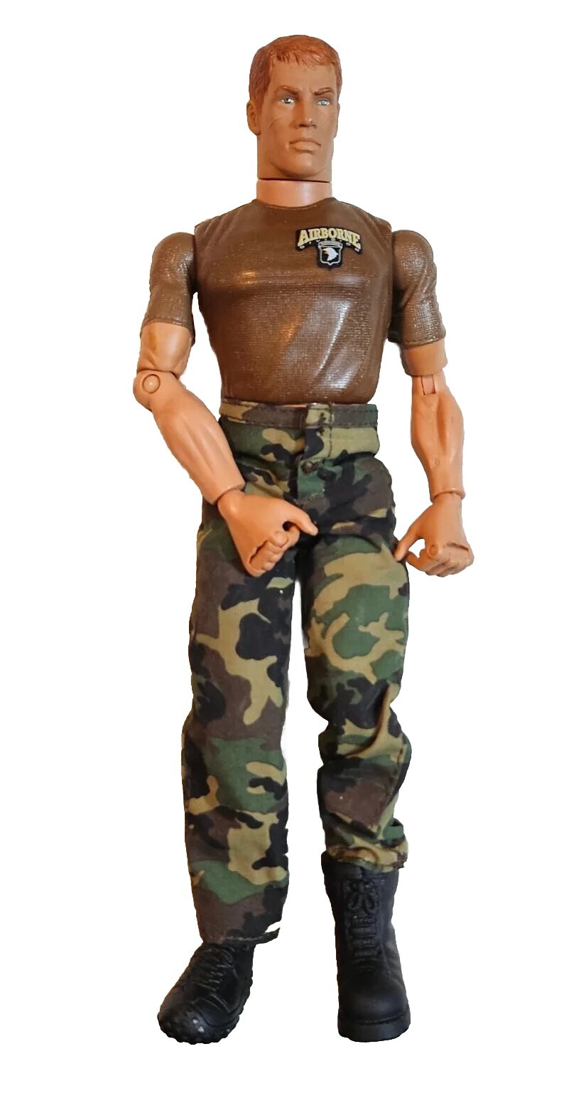 2002 Hasbro Gi Joe 101st Airborne Division Doll VGUC C365G