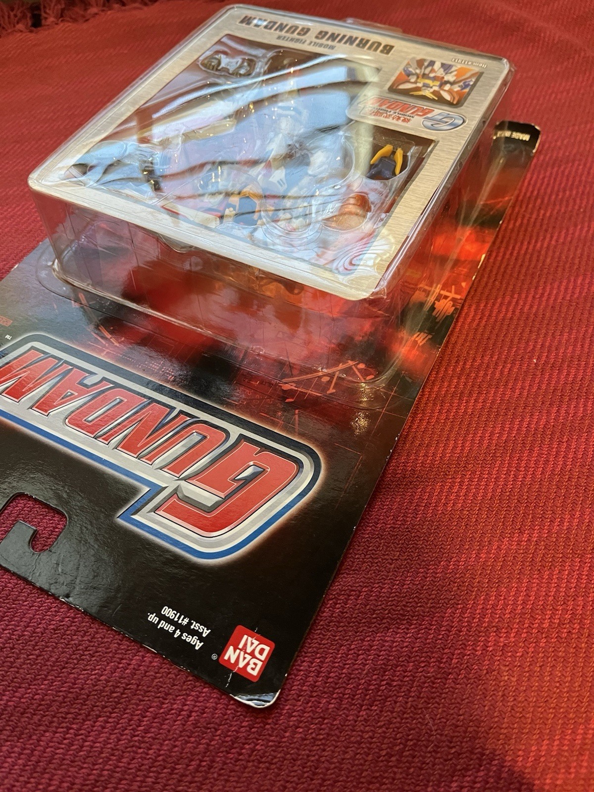 Gundam Mobile Fighter Burning Gundam 2003 Bandai Toonami #11900 NOS