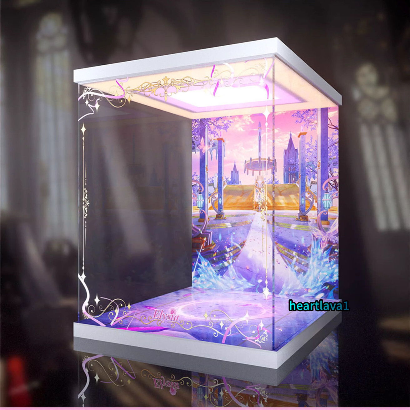 Dustproof Acrylic Display Box Case for Honkai Impact 3 1/7 Elysia Model