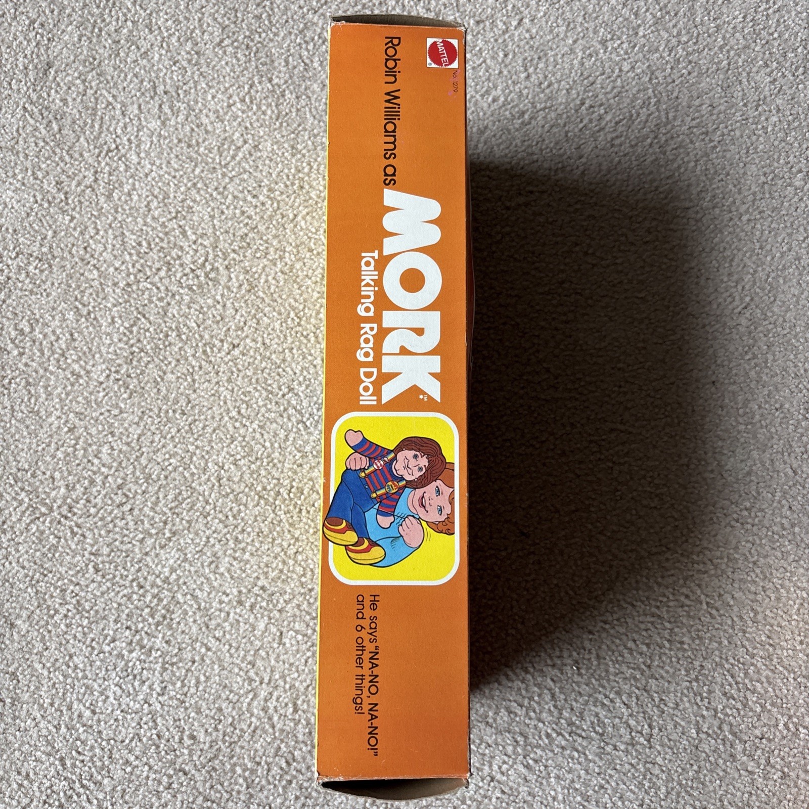 1979 Mork Talking Rag Doll – Robin Williams – Box – Mattel 1279 – Not Talking