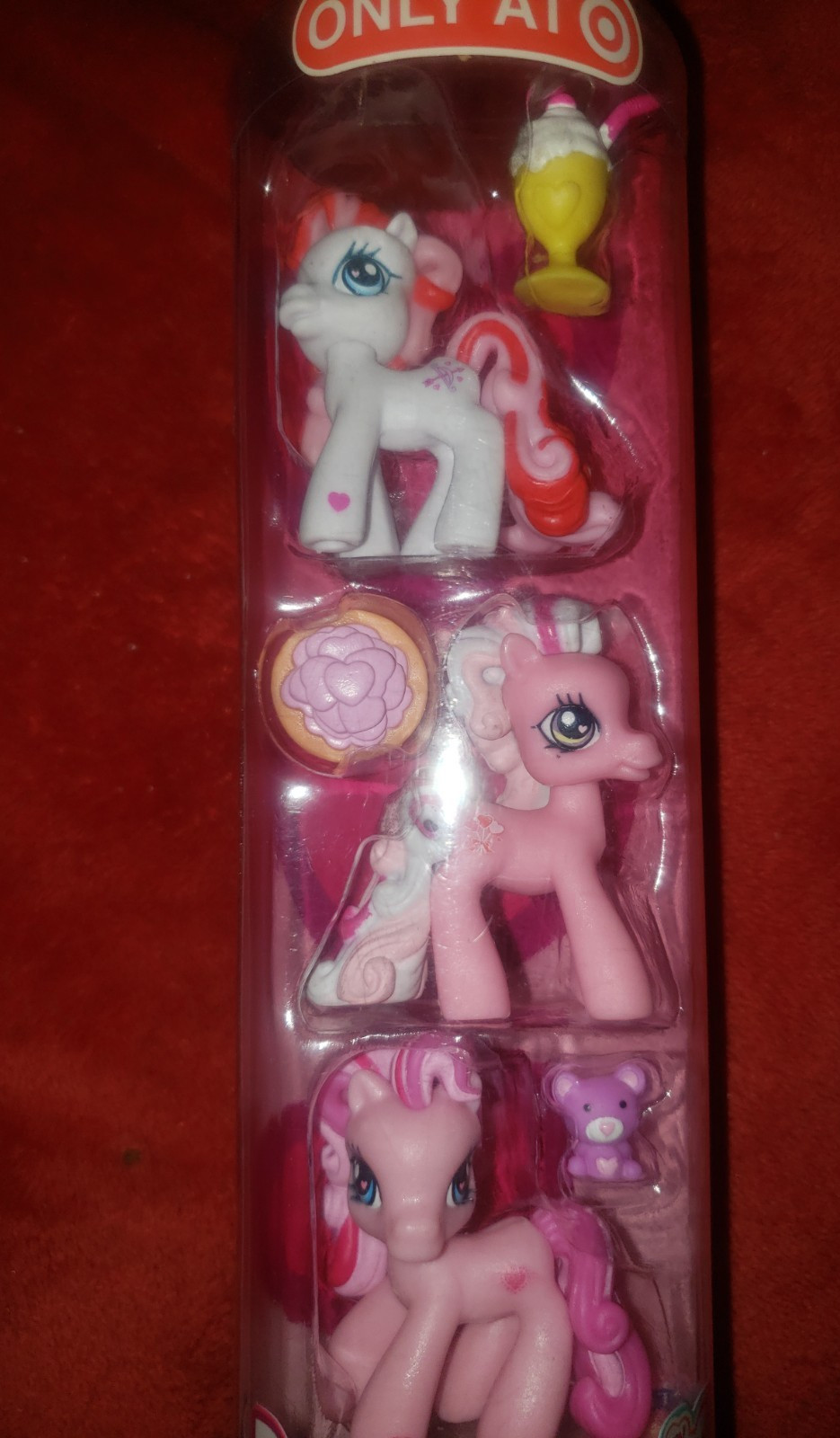 New Retired Target Exclusive My Little Pony Ponyville Valentine Tube 2006