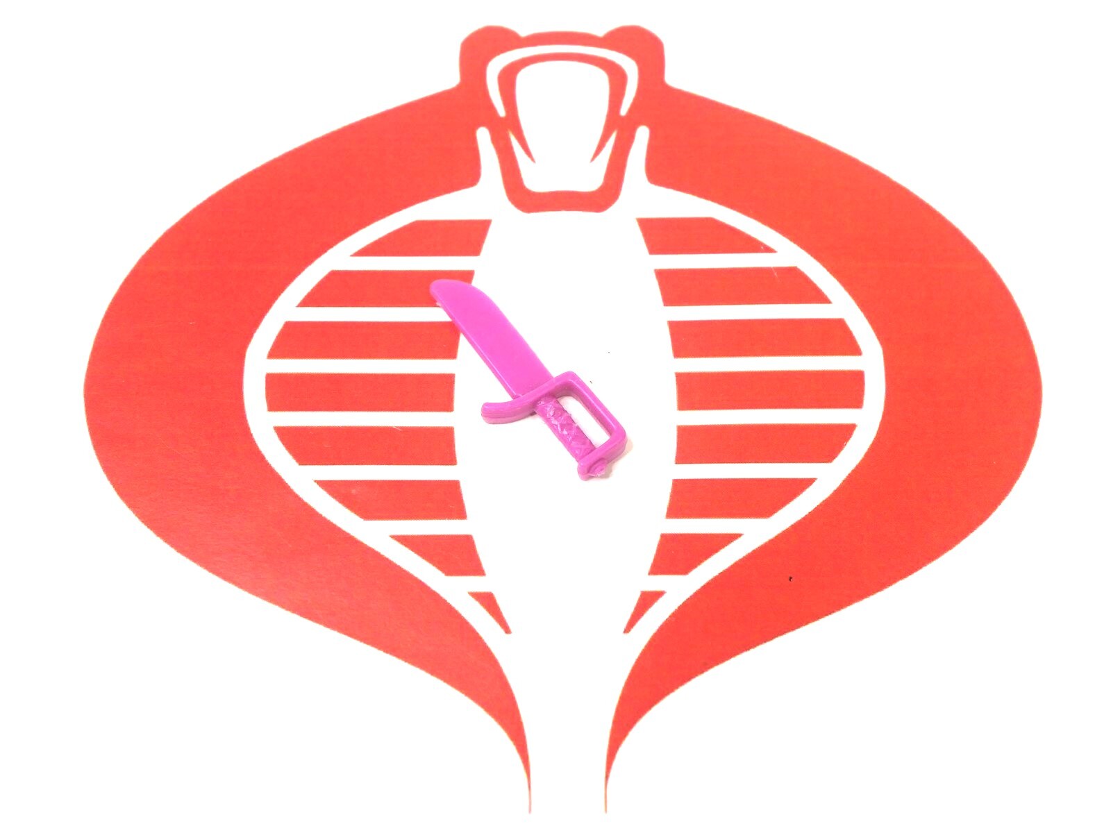 GI Joe Weapon Banzai 1993 wide Knife Original Figure Accessory