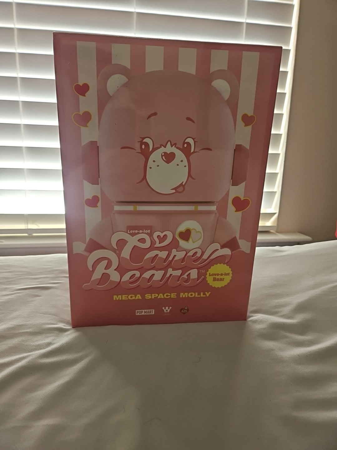 Pop Mart Mega Space Molly 400% + 100% Love A Lot Pink Care Bear