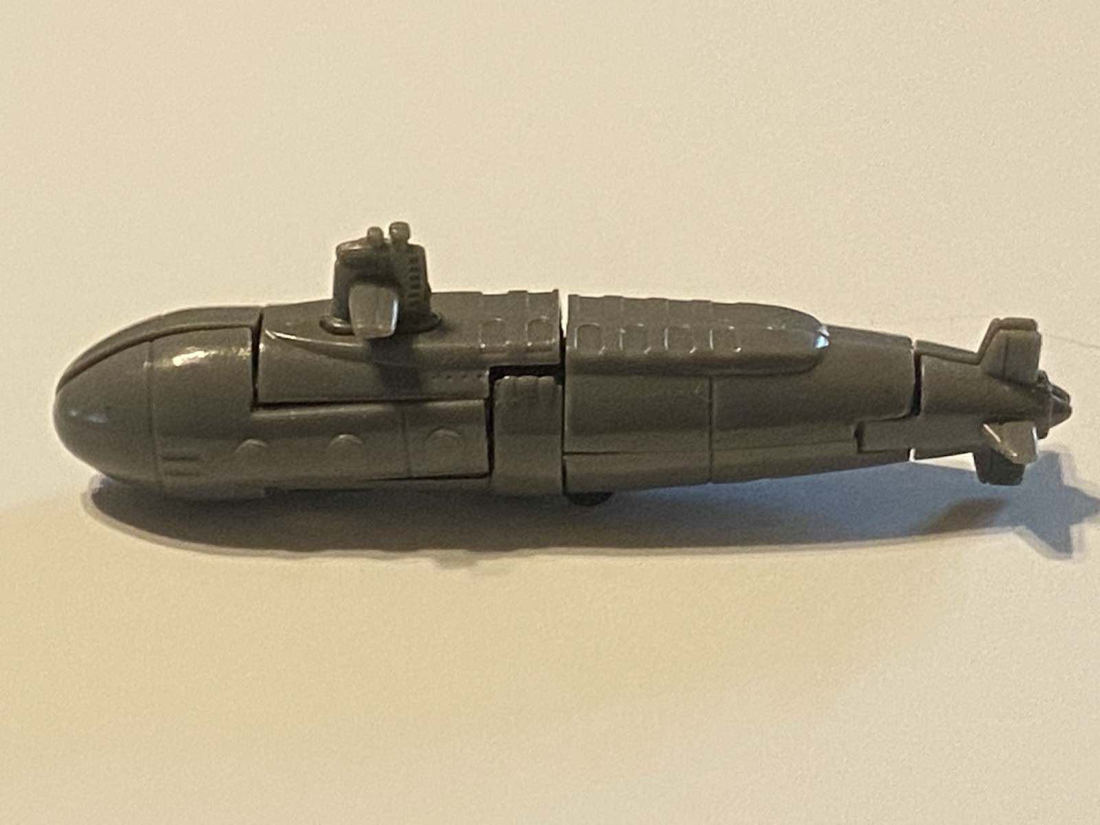 Dive Dive (Grey) – Unknown GoBots KO Submarine 1980’s Era VARIANT HEAD SCULPT!