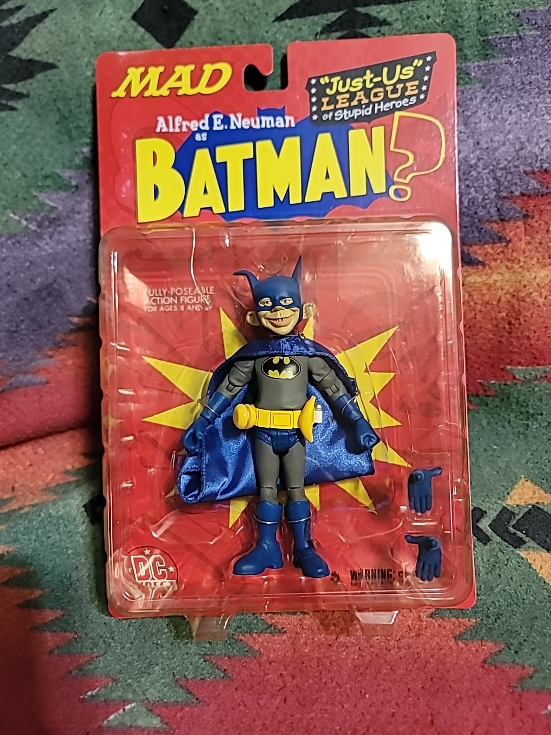 DC Direct Mad Magazine Alfred E Neuman as Batman 6&Prime; Figure