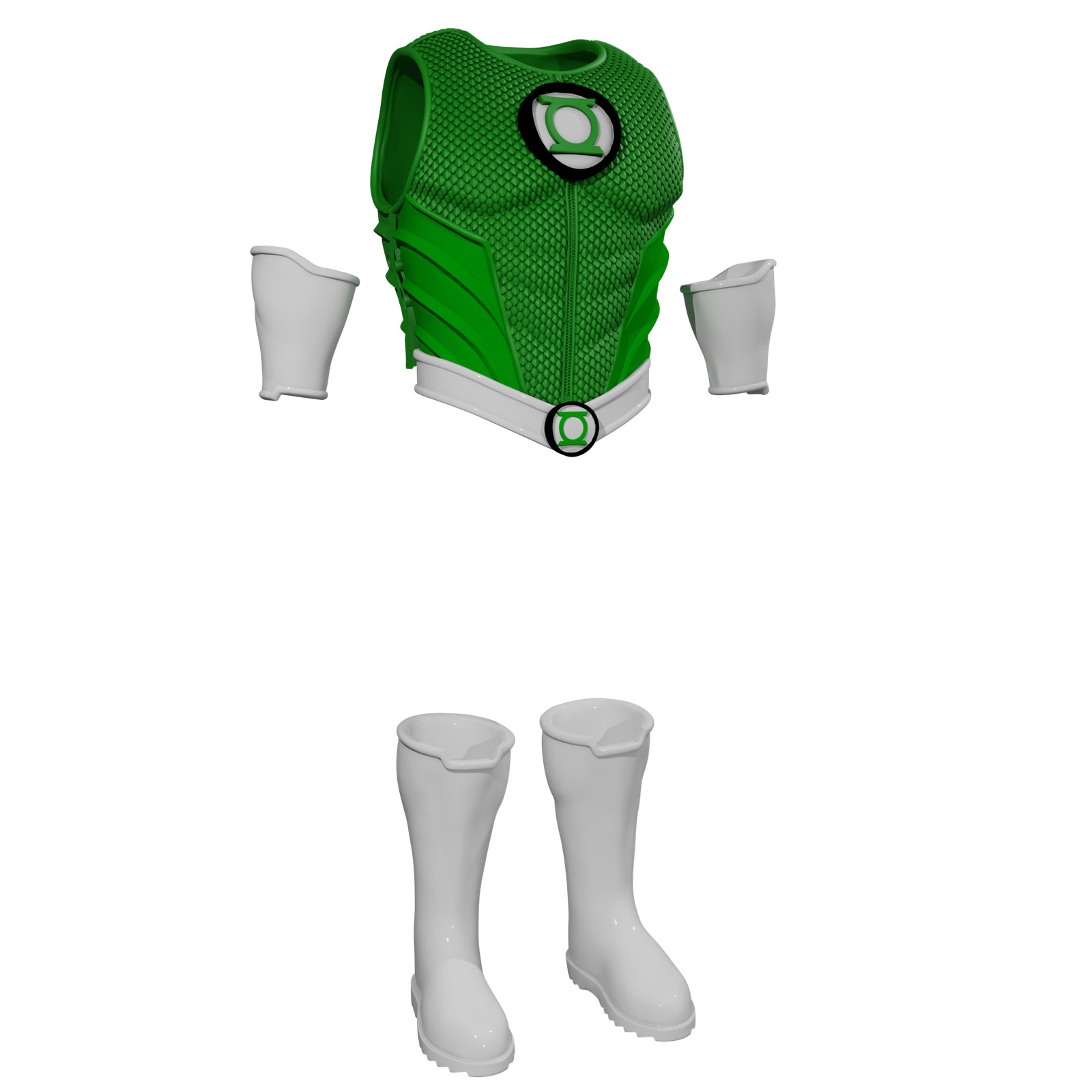 1/6 Scale Action Figure Kit: Green Ring Lantern Guy