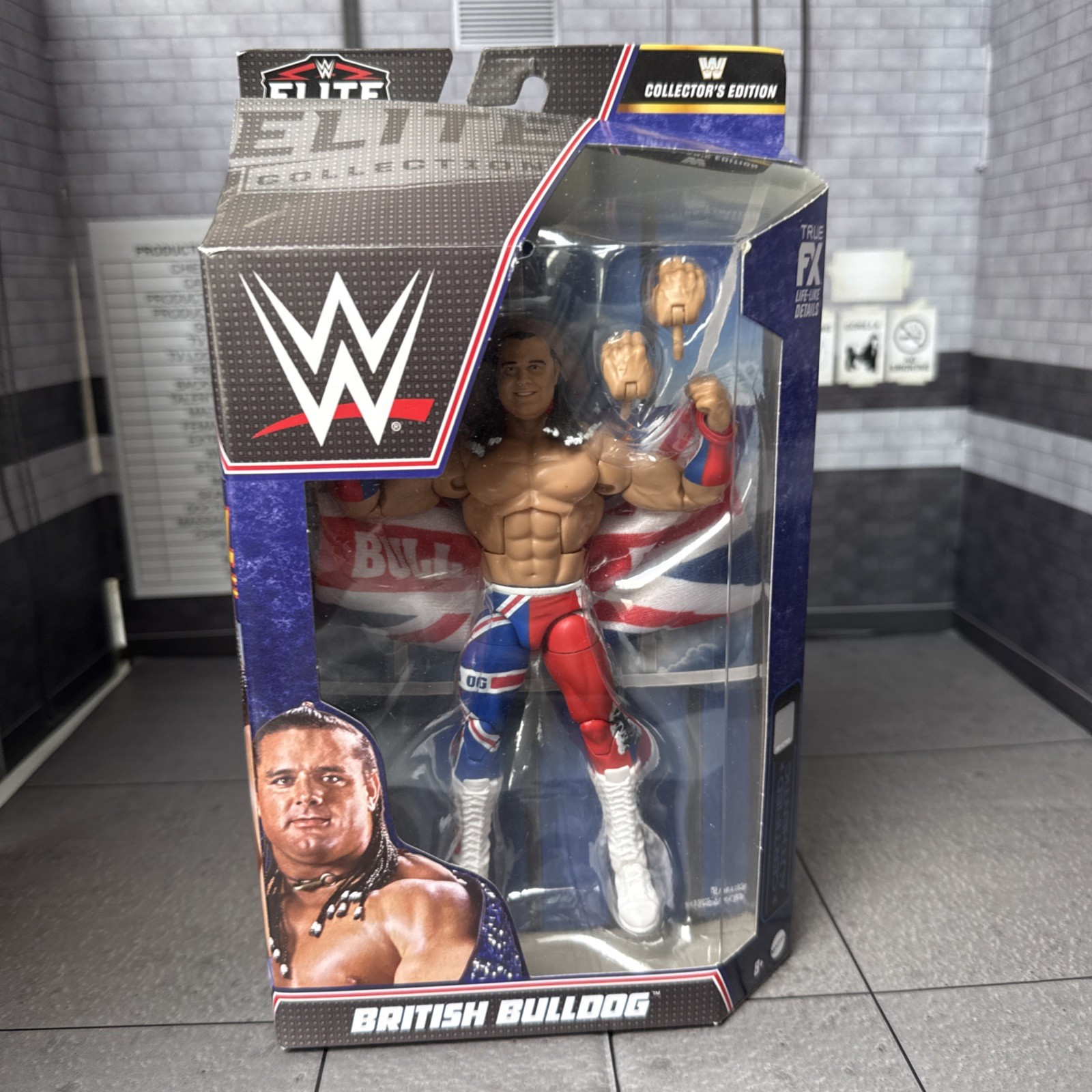 WWE Mattel Elite Collection Series 94 Collector&rsquo;s Edition British Bulldog Figure