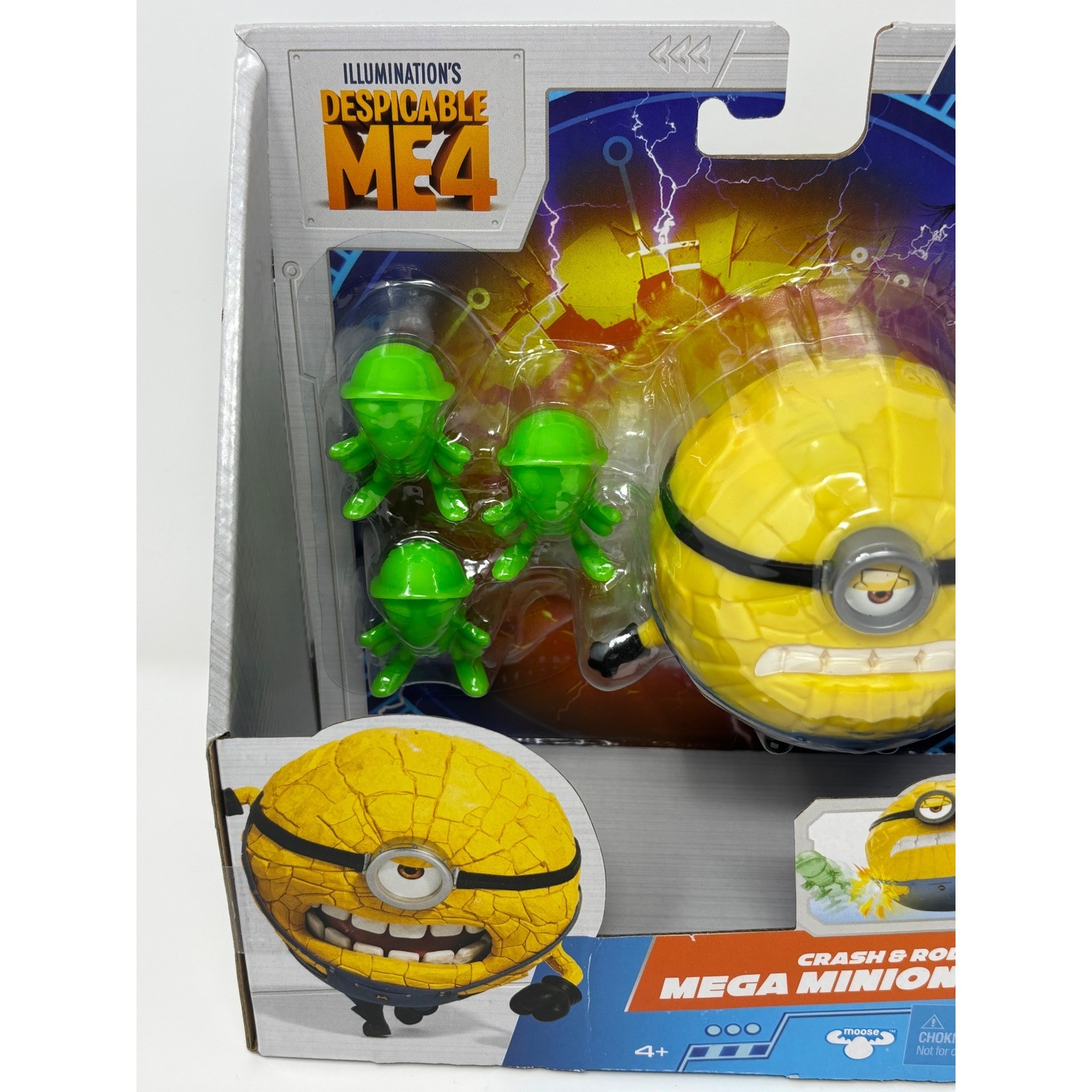 Despicable Me 4 Crash & Roll Mega Minion Jerry Action Figure Moose Toys NEW