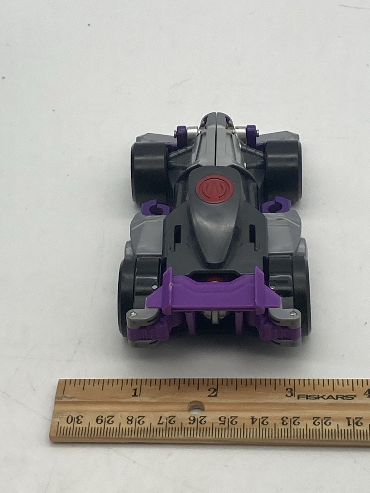 Playskool Transformers Rescue Bots Blurr Purple Flip Car Racer Toy