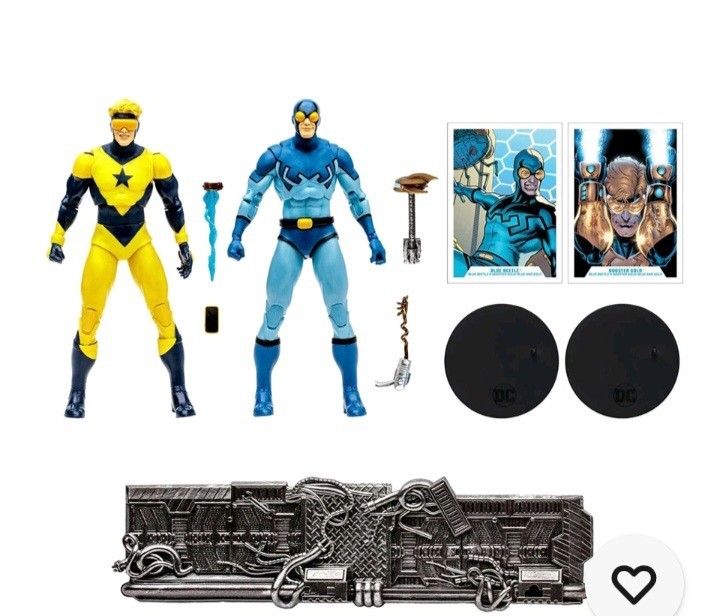 McFarlane Toys DC Multiverse Booster Gold & Blue Beetle Action Figure 2-Pack NEW