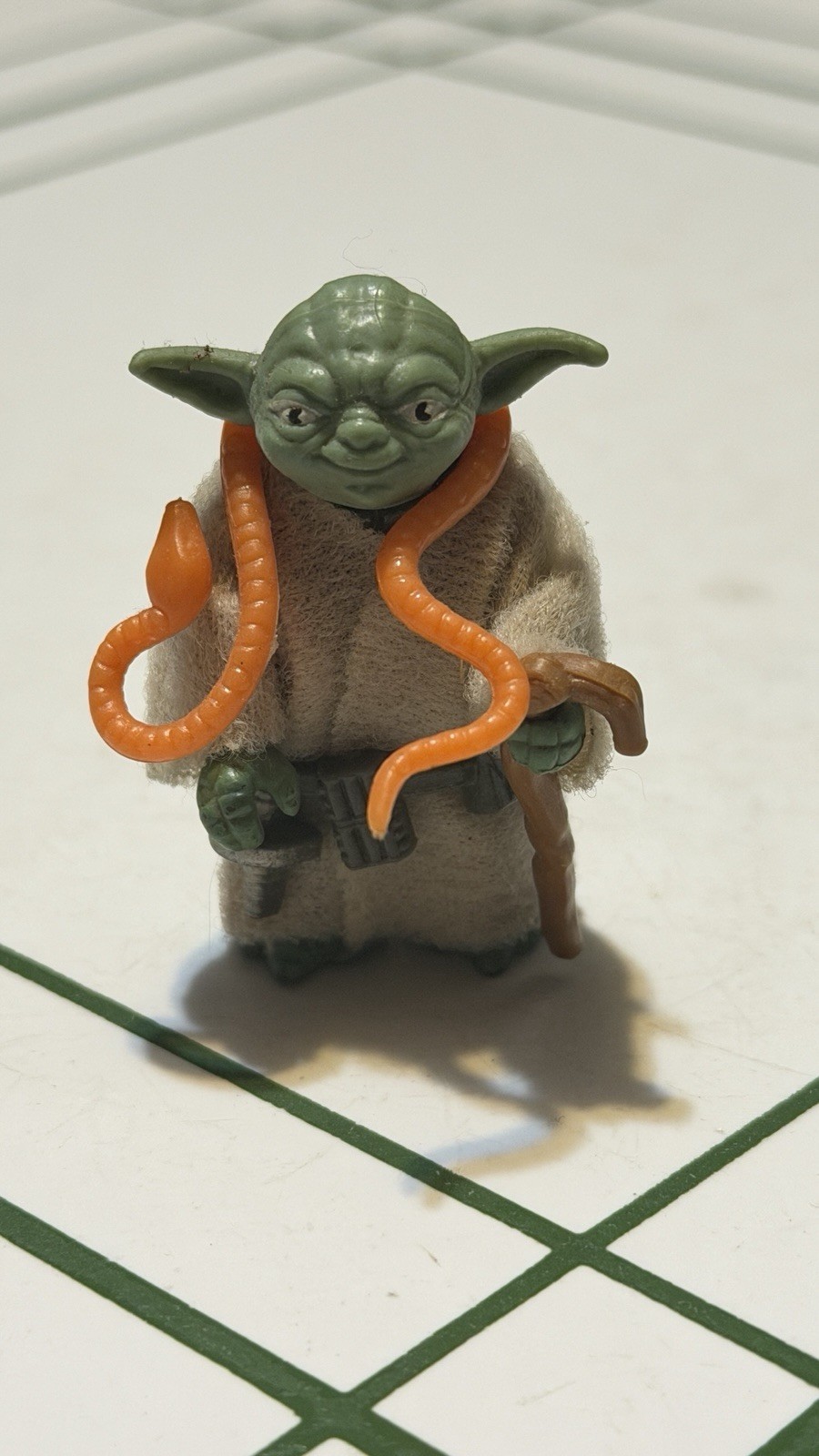 Star Wars Pac-Man Eyes Yoda Orange Snake Complete 1980 Vintage Kenner