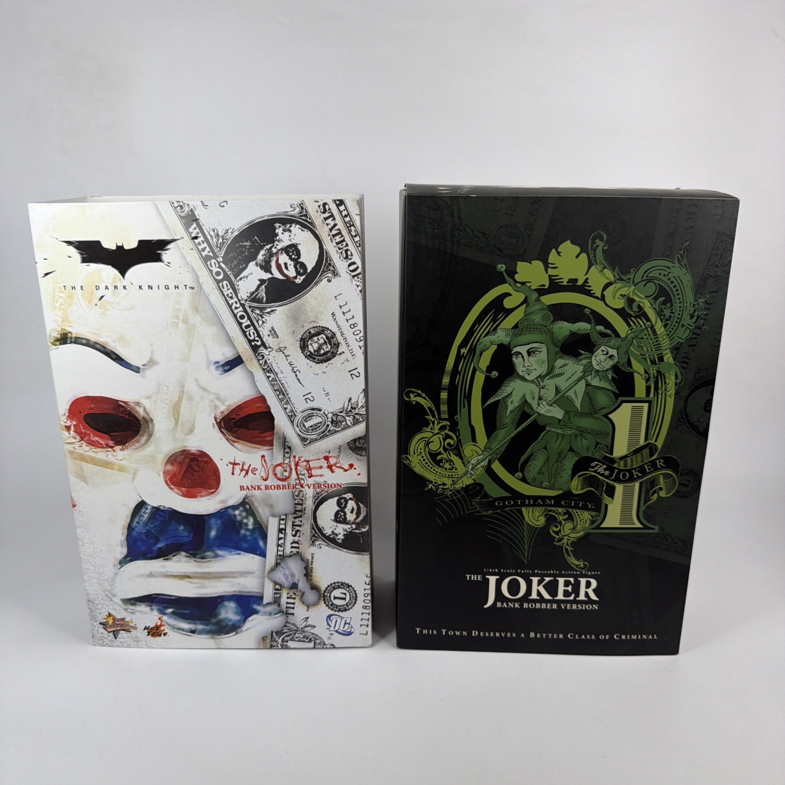 The Joker : Bank Robber Version Hot Toys MM Action Figure The Dark Knight New