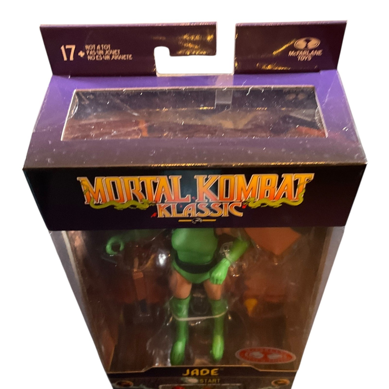 McFarlane Mortal Kombat Klassic Jade Platinum Edition Action Figure New In Hand