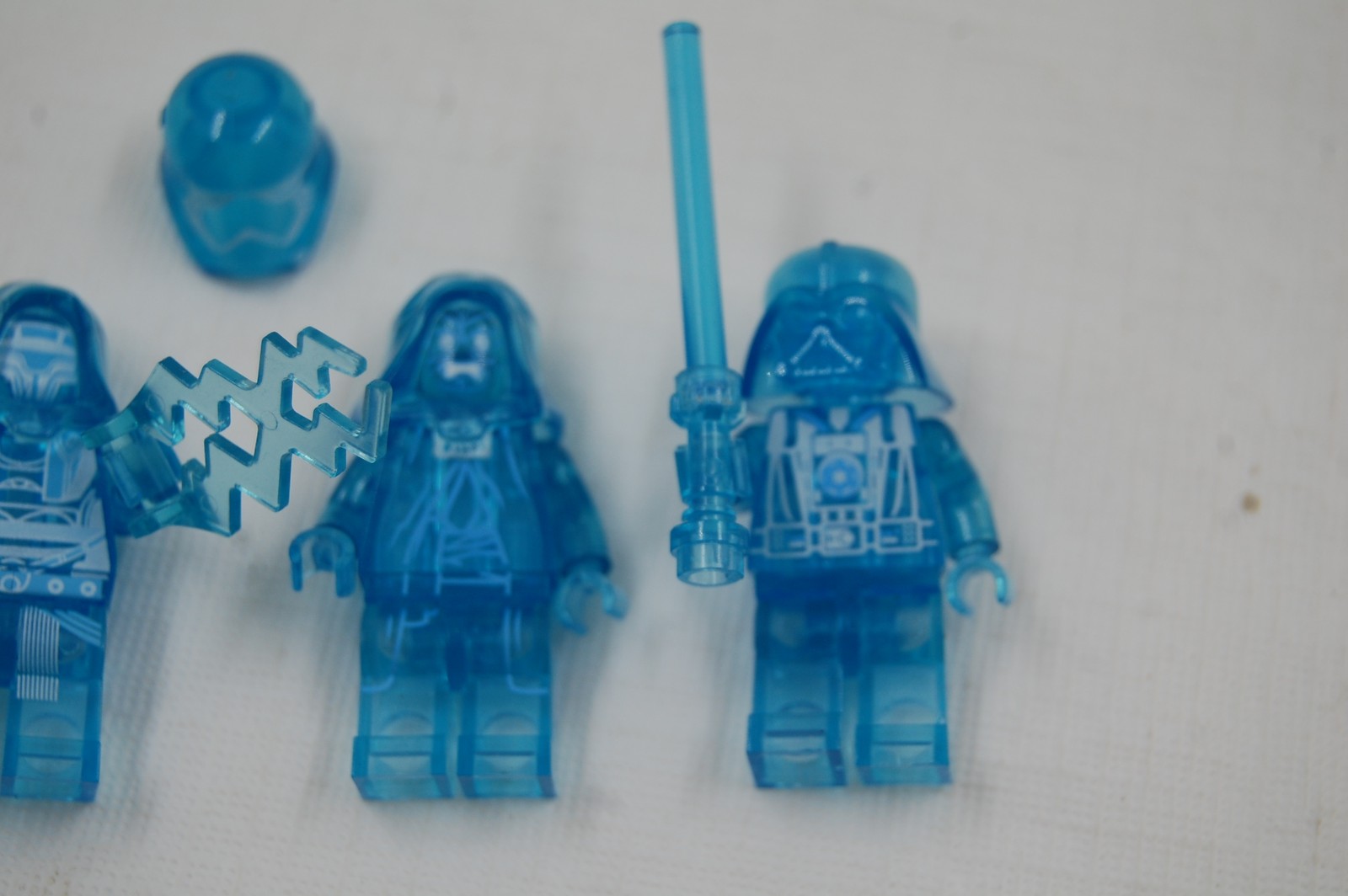 Star Wars Transparent Light Blue Ghost Minifigures Lot – Lego Comparable