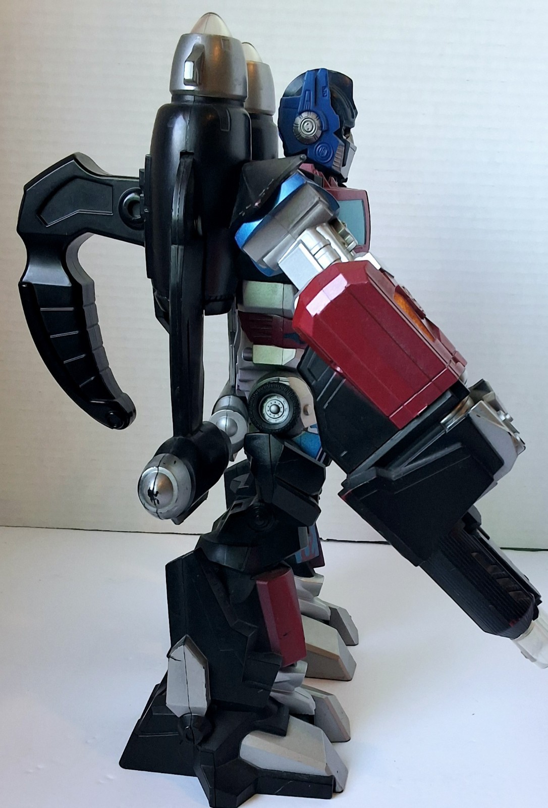 2008 Transformers Mega Power Bots OPTIMUS PRIME Hasbro 12&Prime; (Lights Up And Talks)