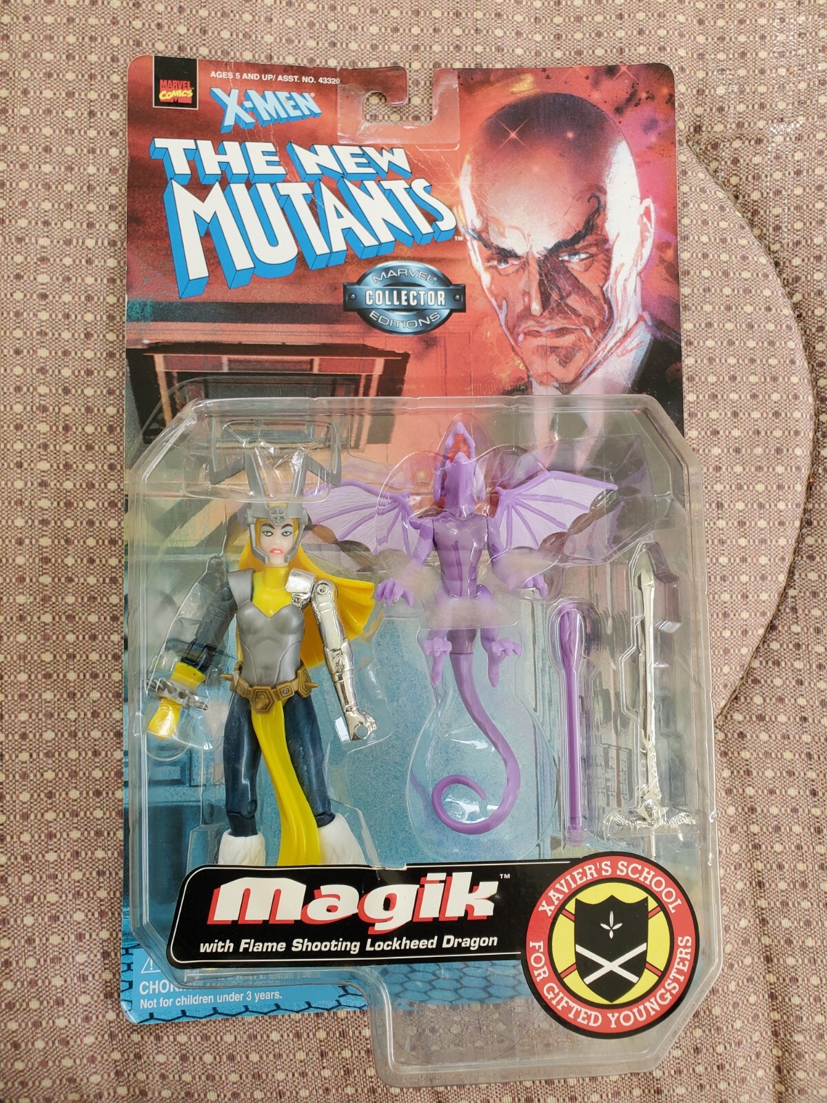 MAGIK Flame Shooting Lockheed Dragon – X-Men The New Mutants Toy Biz – Variant