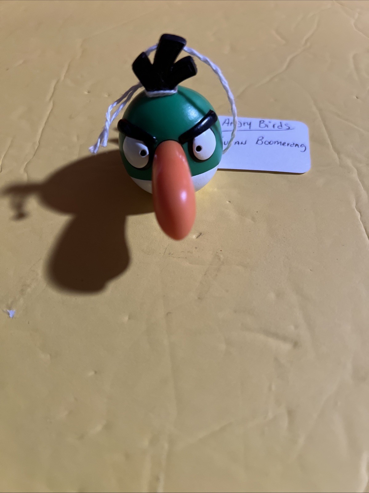 Angry Birds Game HAL TOUCAN 2&Prime; Rovio Green Bird Mini Toy Figure RARE