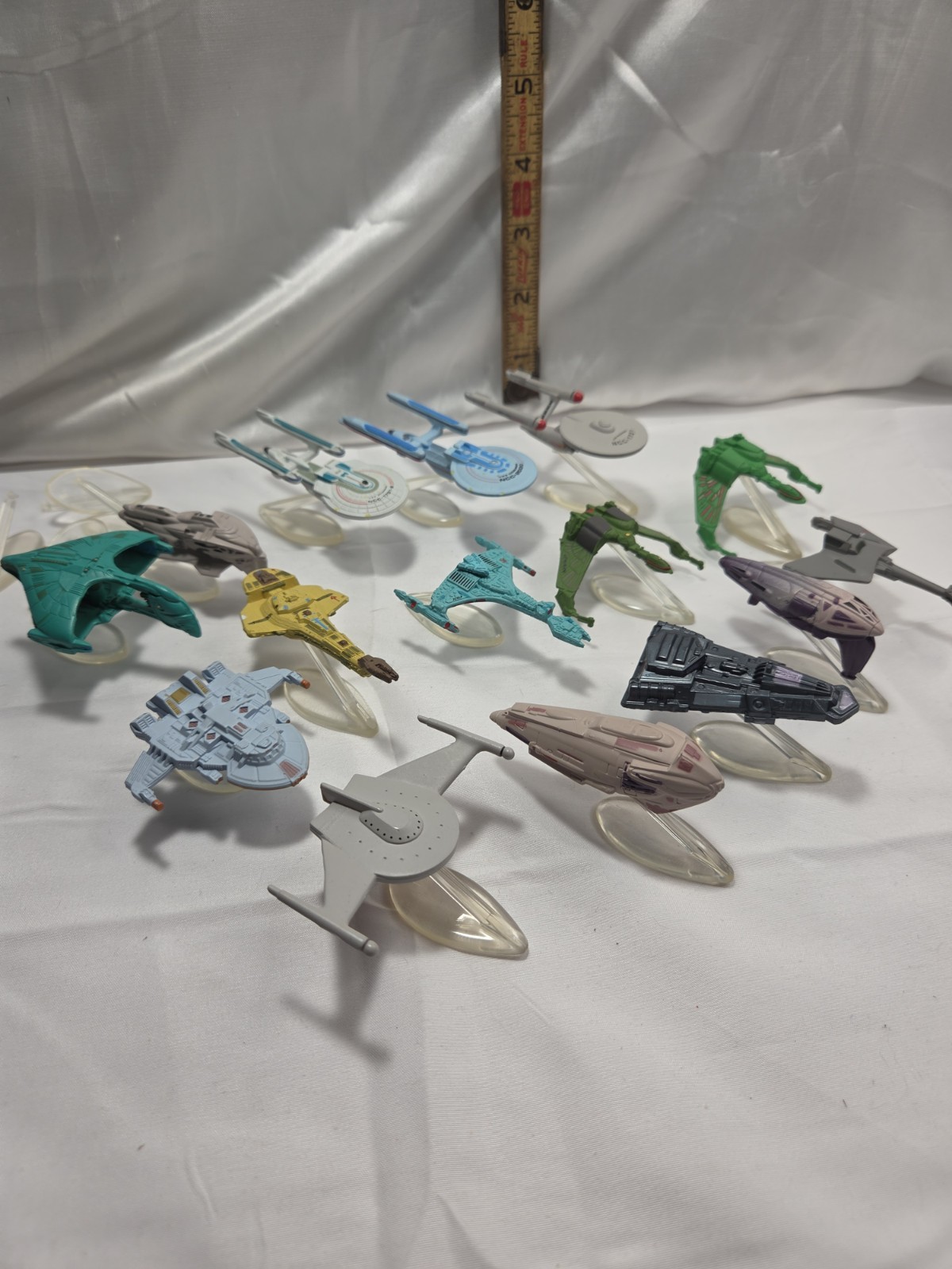 Vintage 1994 Micro Machines Star Trek Collection TV Movie Ships Lot of 15