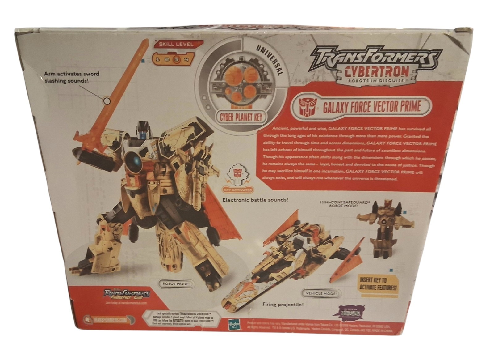 Hasbro Transformers Cybertron (Galaxy Force Vector Prime) Primus Unleashed – NIB