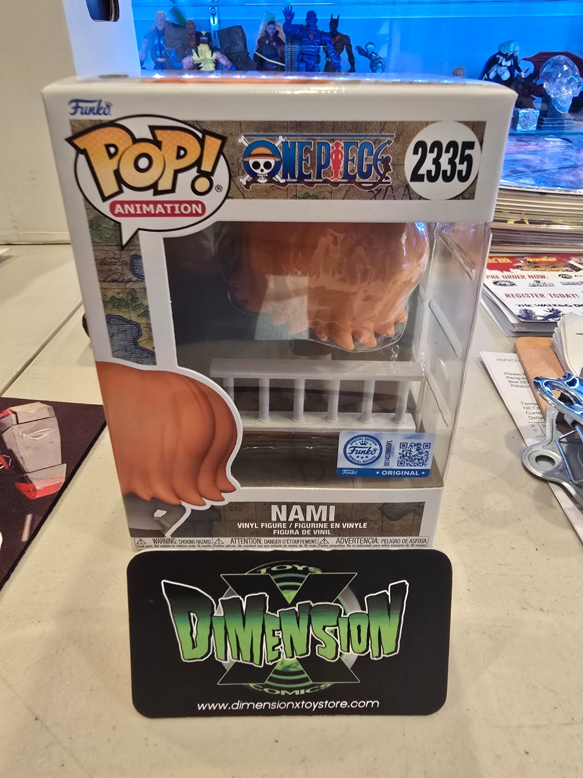 FUNKO POP! ANIMATION ONE PIECE NAMI EXCLUSIVE #2335 STRAW HAT PIRATES