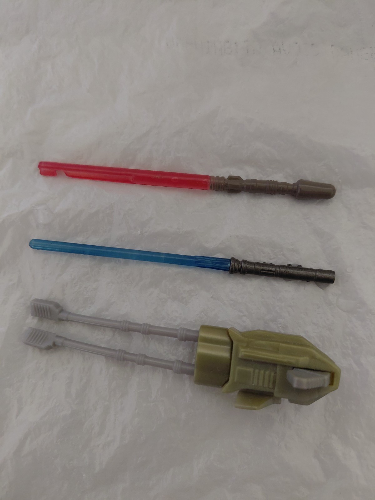 Used Hasbro Star Wars Transformers Crossovers Accessory Lot Boba Fett & Grievous