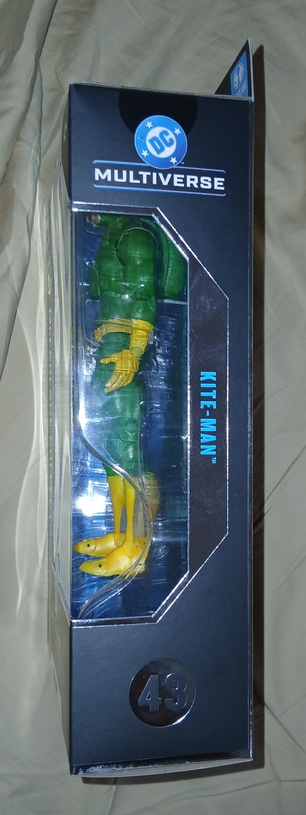 McFARLANE DC MULTIVERSE COLLECTOR EDITION # 43 KITE-MAN GOLD LABEL 7&Prime; FIGURE