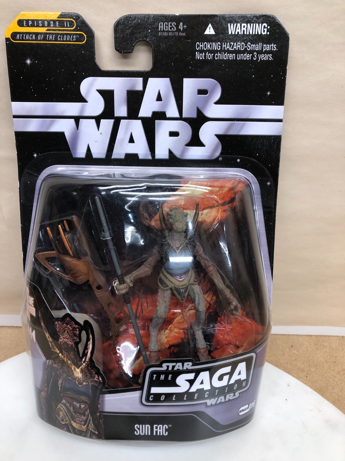STAR WARS THE SAGA COLLECTION SUN FAC ACTION FIGURE 3.75