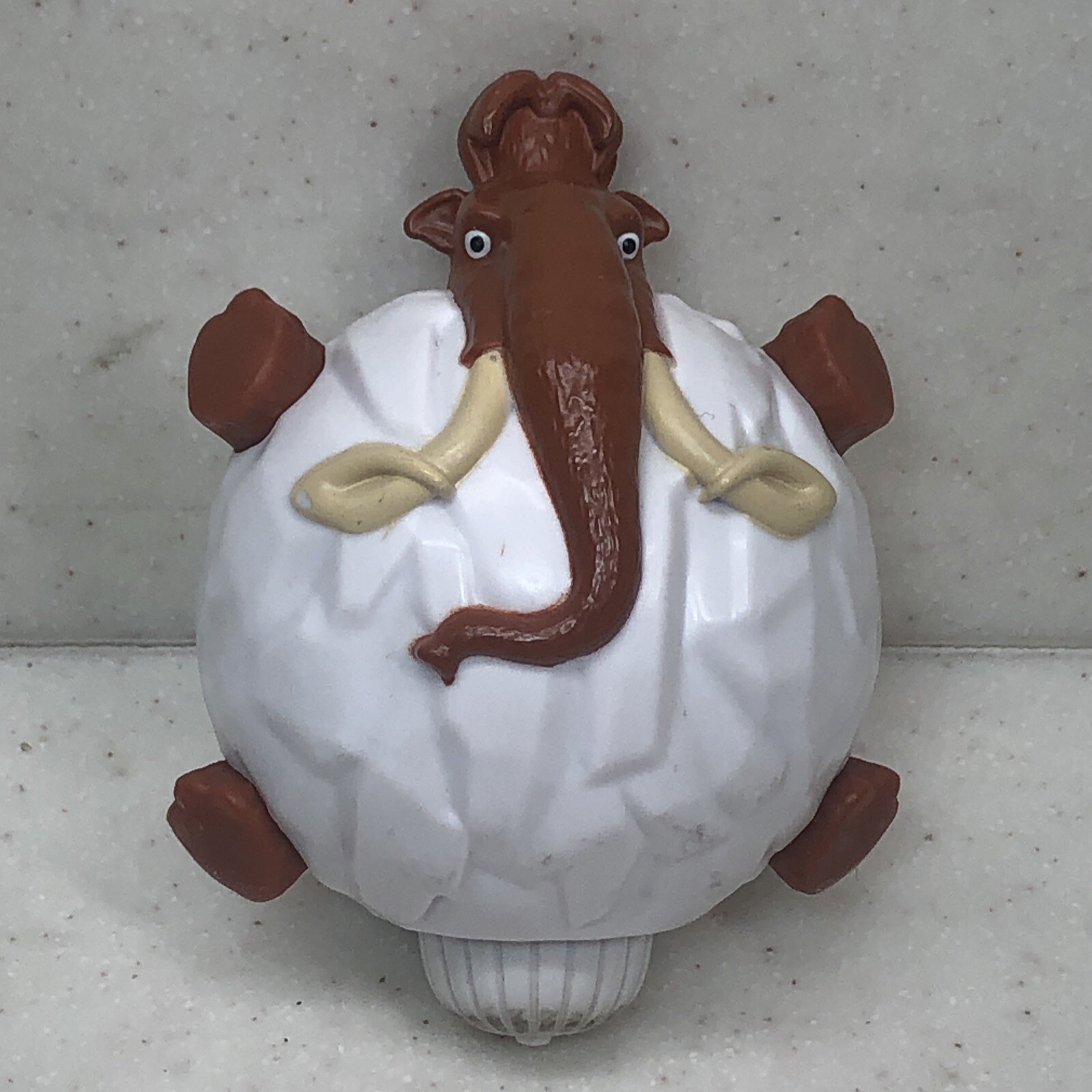 Manny the Mammoth Spinning Top Action Figure Ice Age Burger King 2014