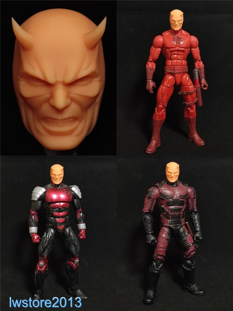 1:12 Solider Charlie Cox B Mask Head Sculpt For 6&Prime; Male Action Figure Body Toy