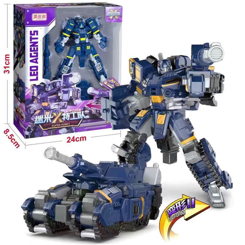 Transforming Robot: Miniforce Volt, Sami, Max & Lusi – Action Figures in Box