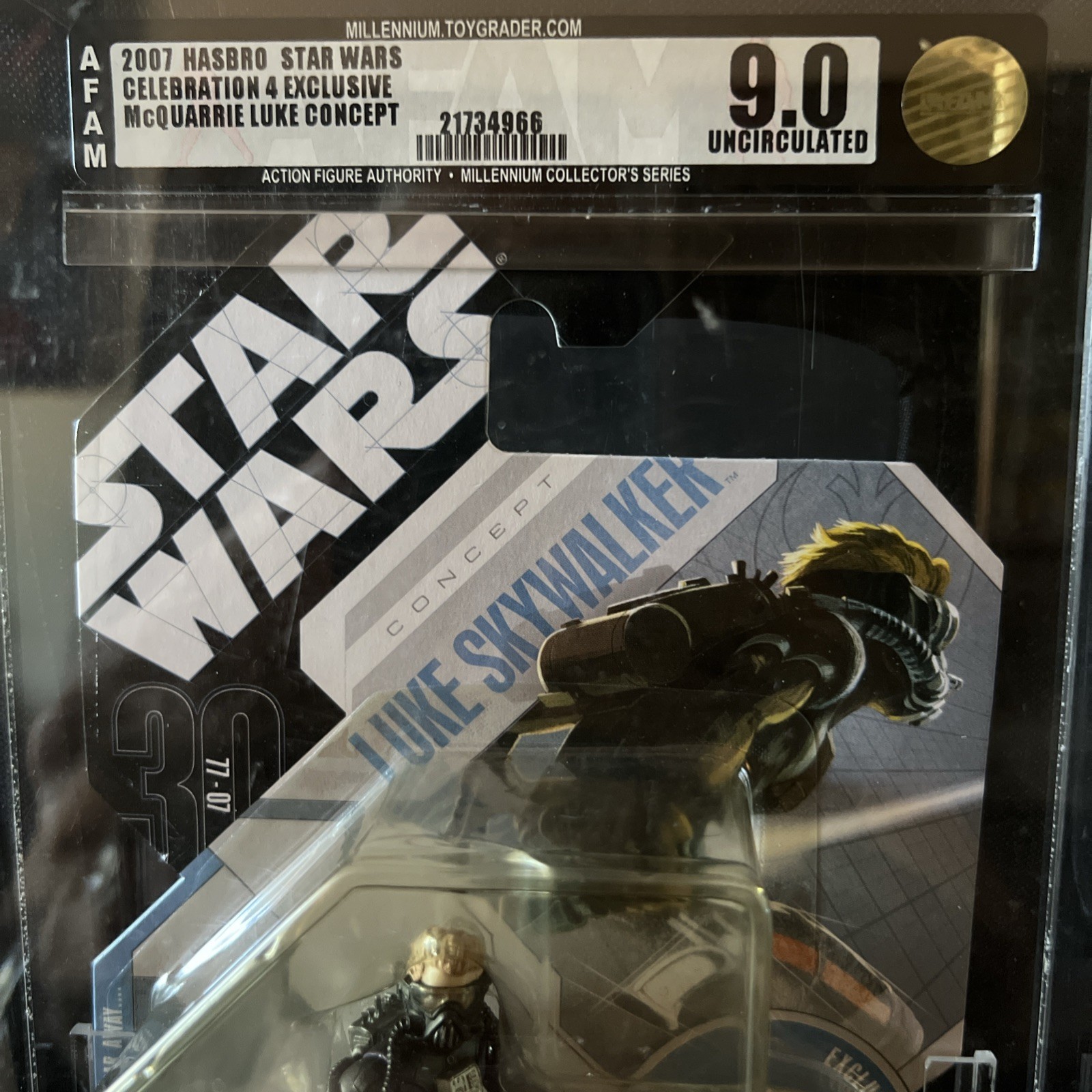 McQuarrie Luke Skywalker Concept AFAM 9.0 Star Wars Celebration Exclusive 2007