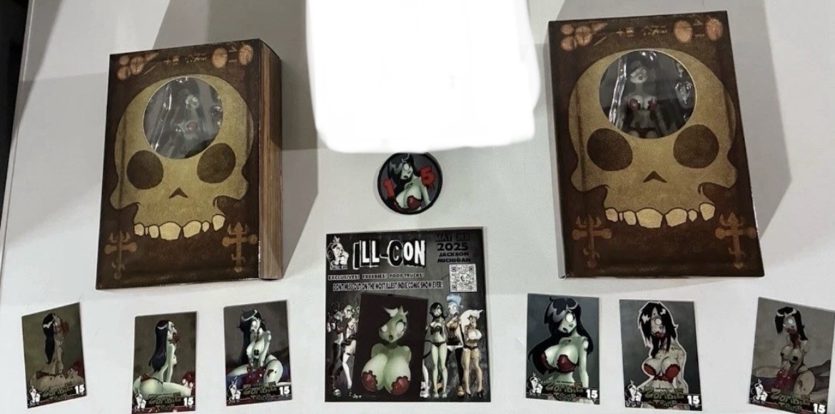 Kickstarter Exclusive Edition Zombie Tramp Figure Lot + Bonus Stretch Goal Items