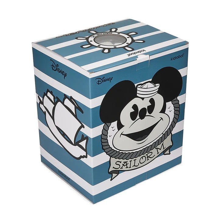 Kidrobot Disney Mickey Mouse « Sailor M. » 8&Prime; Exclusive Black/Gold Edition