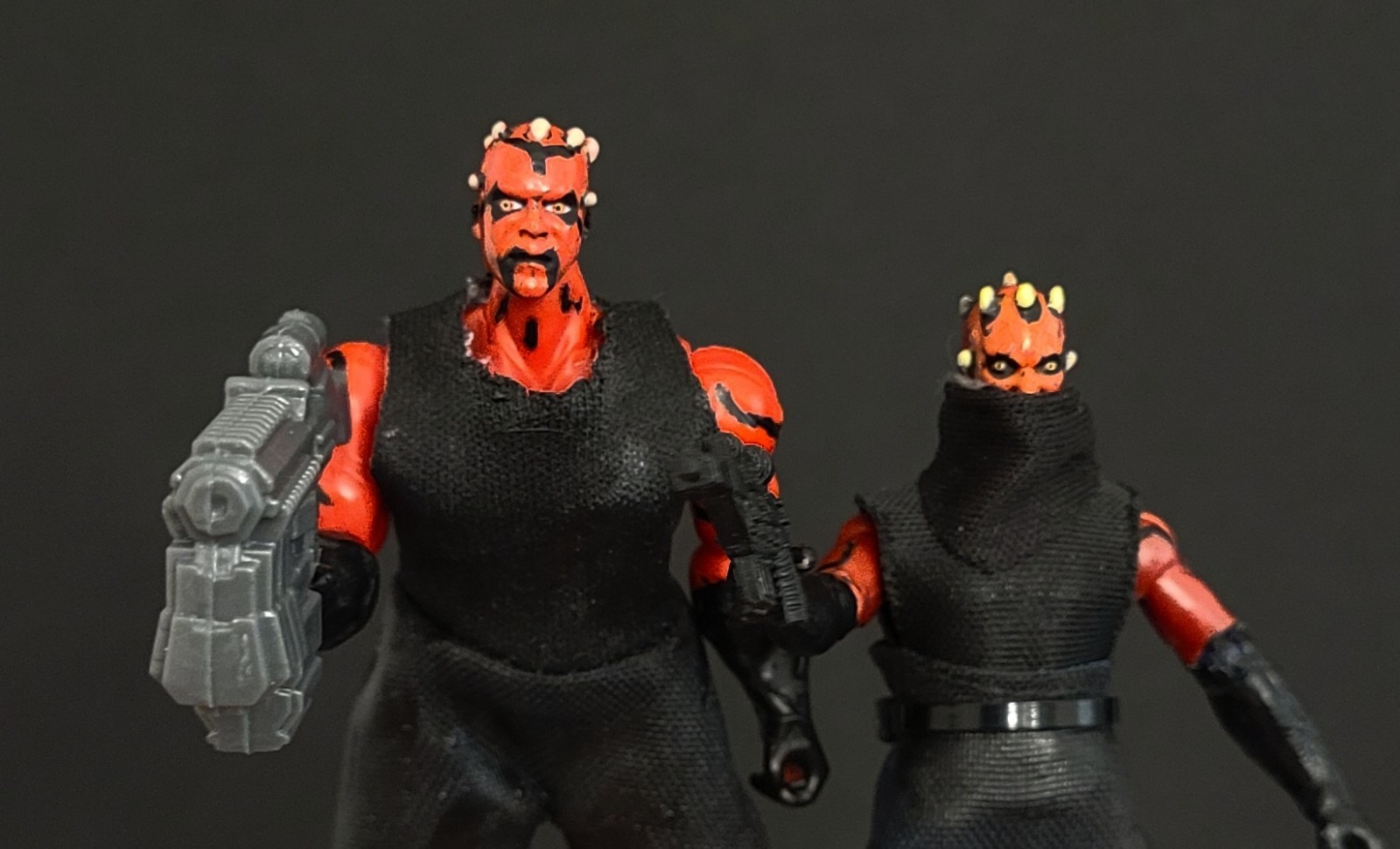 Star Wars Vintage Collection Maul Shadow Lord Icarus and Scorn Custom figures