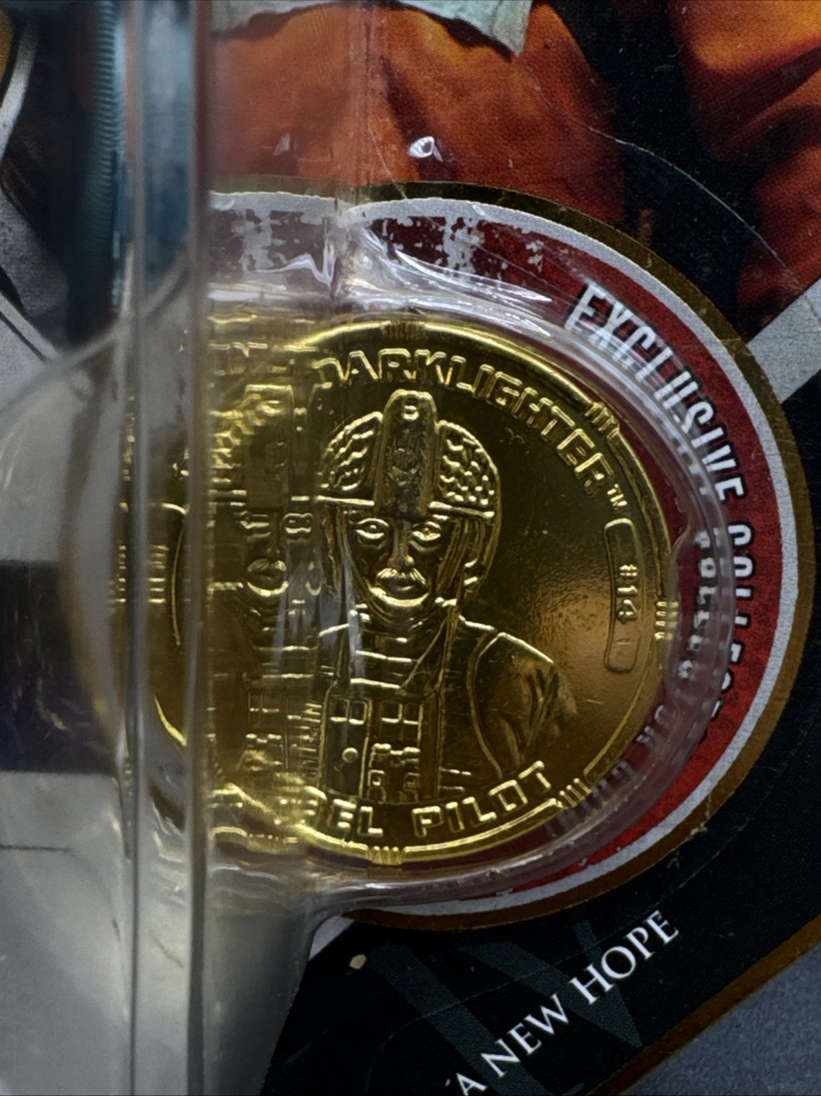 🎉​2007 Star Wars Ultimate Galactic Hunt #14 REBEL PILOT BIGGS DARKLIGHTER GOLD