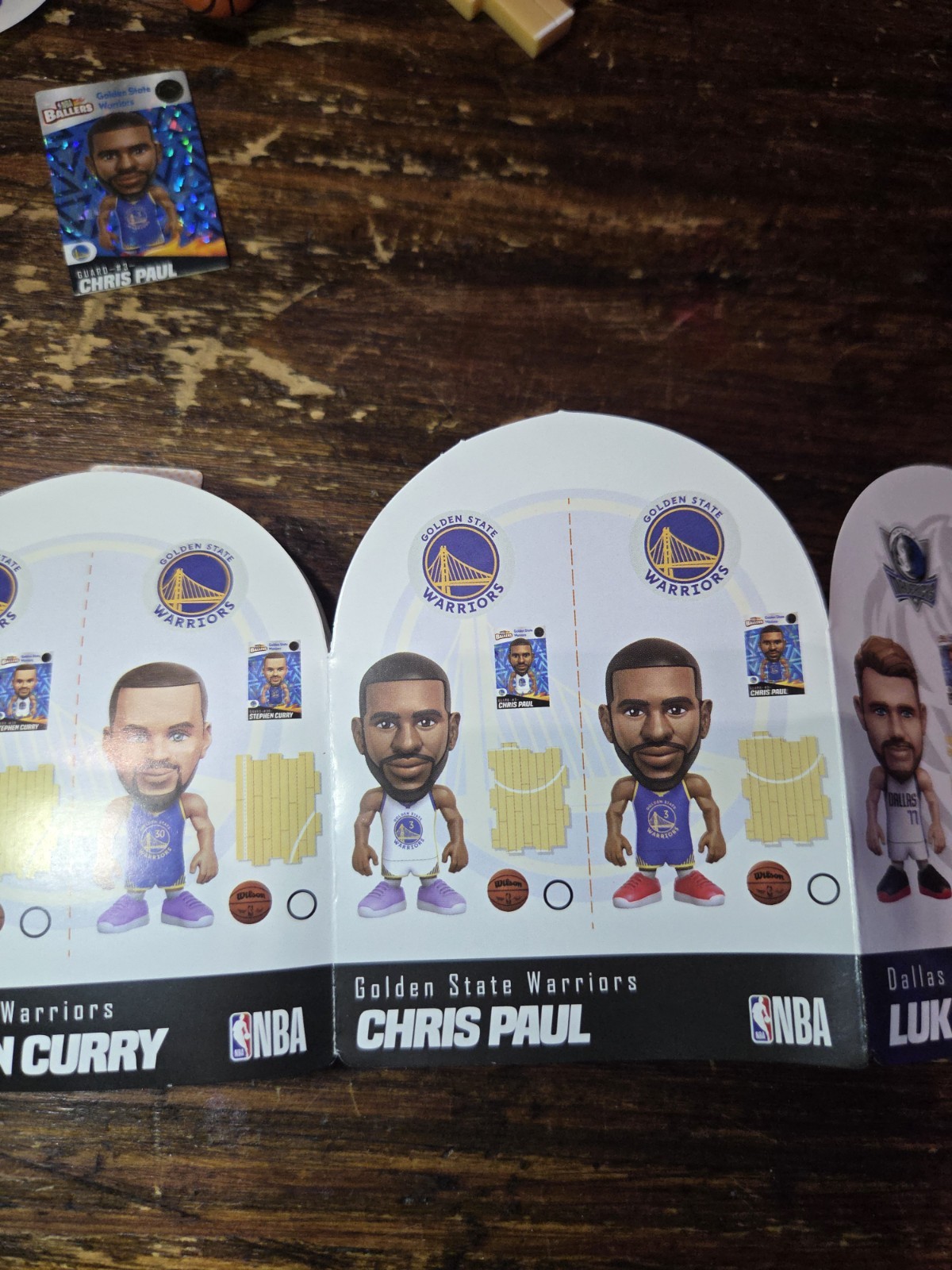 Zuru 5 Surprise NBA Ballers Series 1 Chris Paul Figure Blue Jersey Warriors