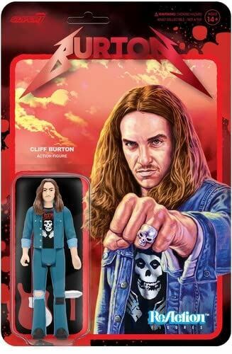 Super7 Cliff Burton Cliff Burton (Cliff &lsquo;Em All) (Metallica) Exclusive Unpunched