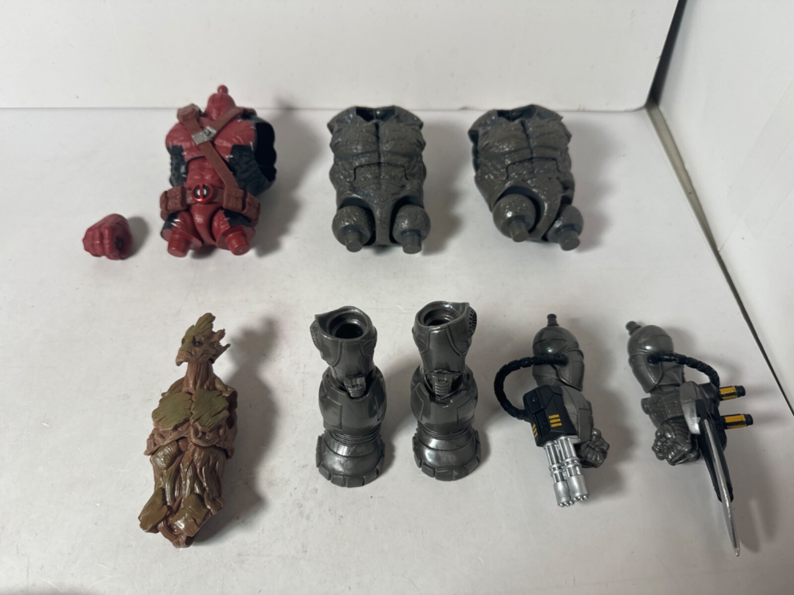 Lot of Build-A-Figure parts and torsos