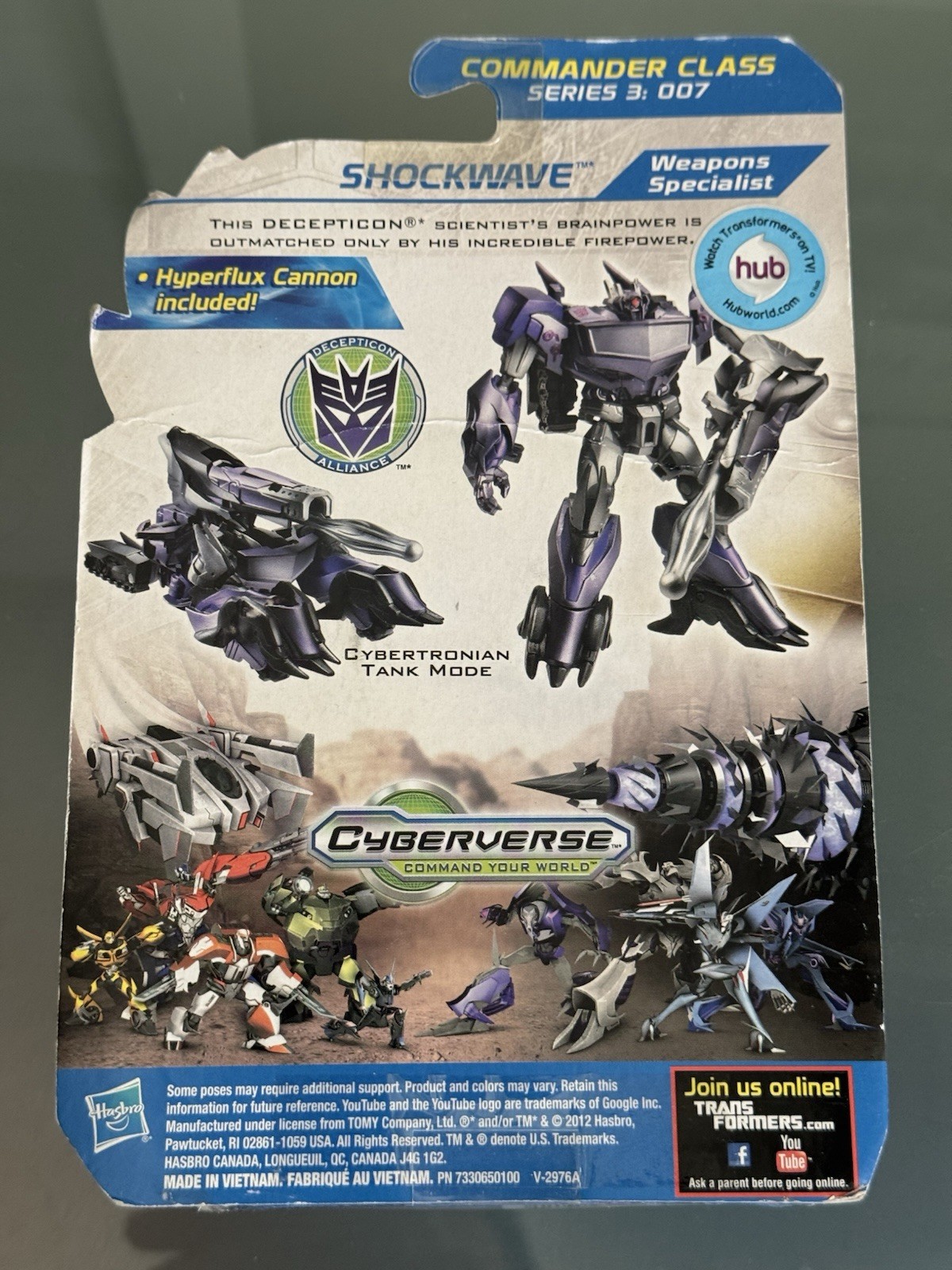 Transformers Prime Shockwave Beast Hunters Action Figure Hasbro 2012 New Sealed