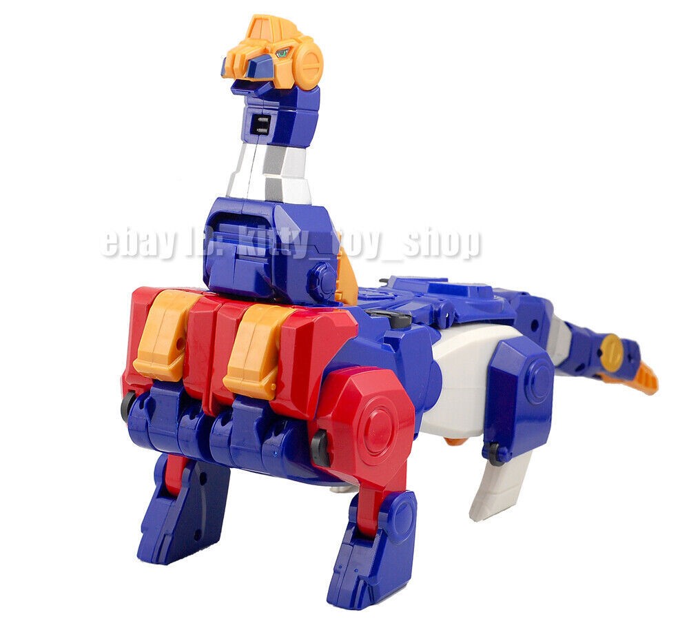 5-in-1 Dino Core Ultra-Tech Transforming Tyranosaurus Rex Robot Combiner Toy