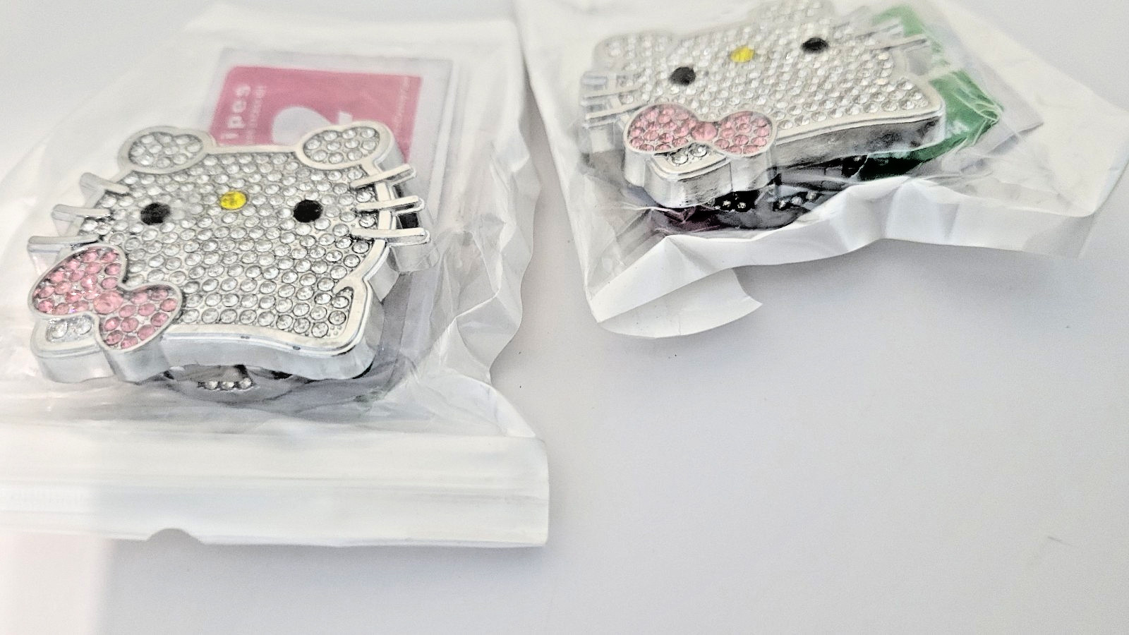 HELLO KITTY CAR PUSH START/STOP ACCESSORY (PINK Crystal BLING) = BRAND NEW