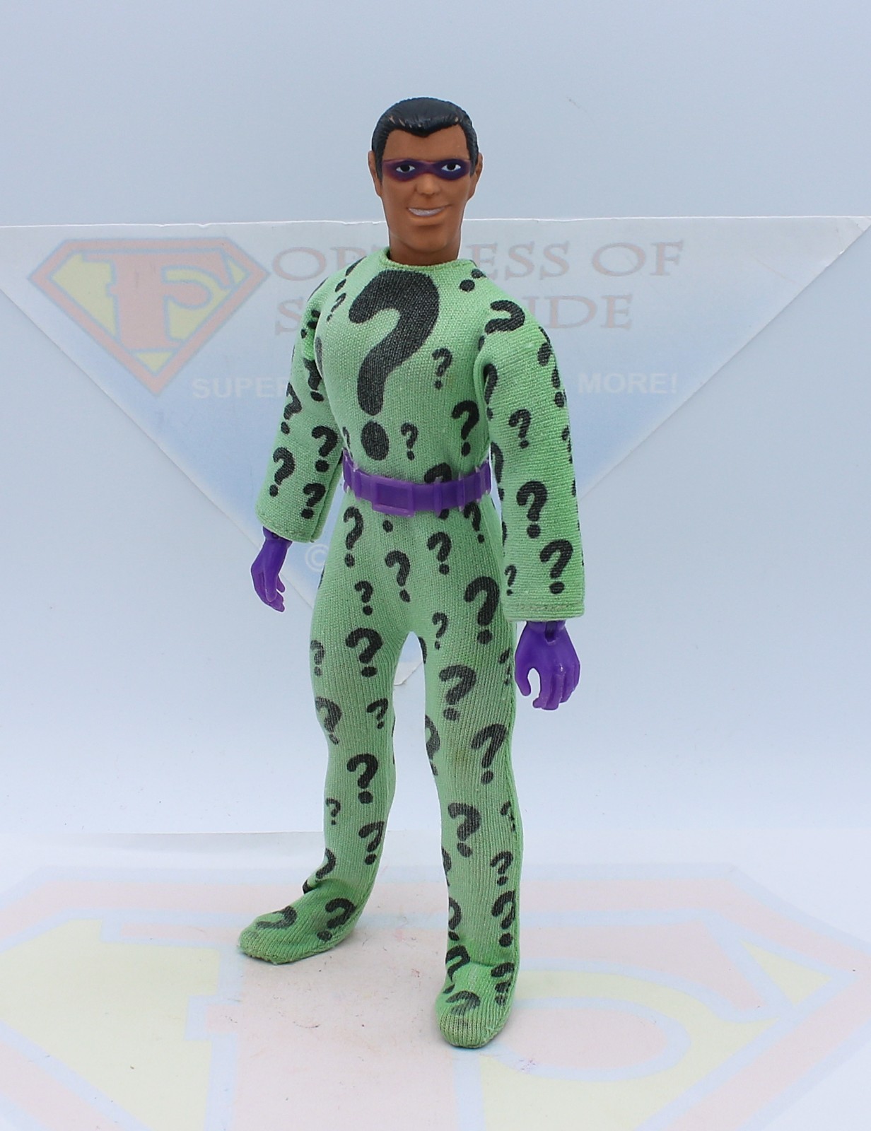 Mego Riddler Vintage 8&Prime; Action Figure 1974 WGSH DC Comics ~Complete All Original