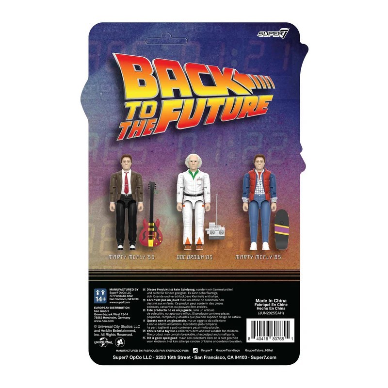 Marty McFly &rsquo;55 Back to the Future Super7 ReAction+ Action Figure