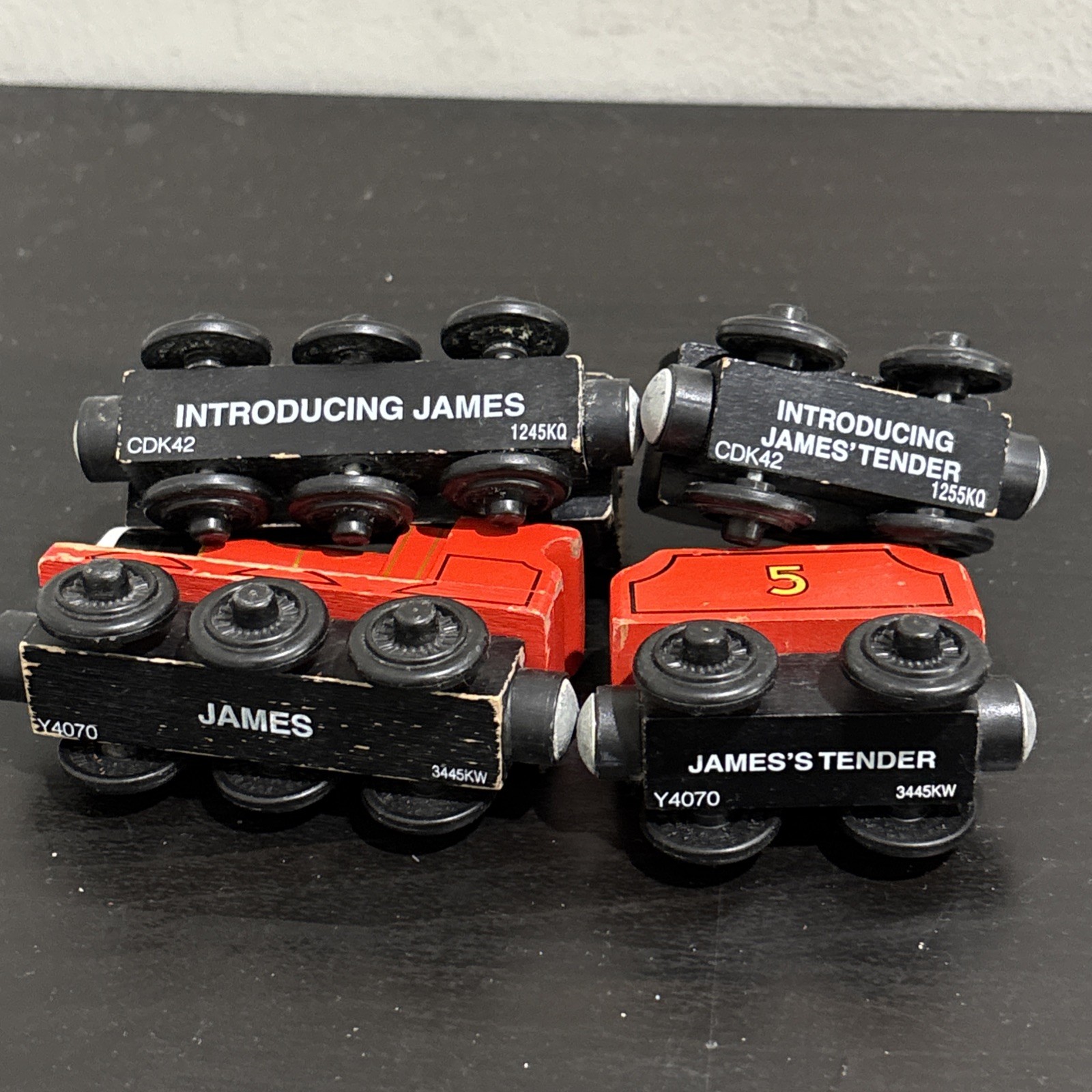 Thomas & Friends Introducing James and James With Tender Wooden Railway Trains