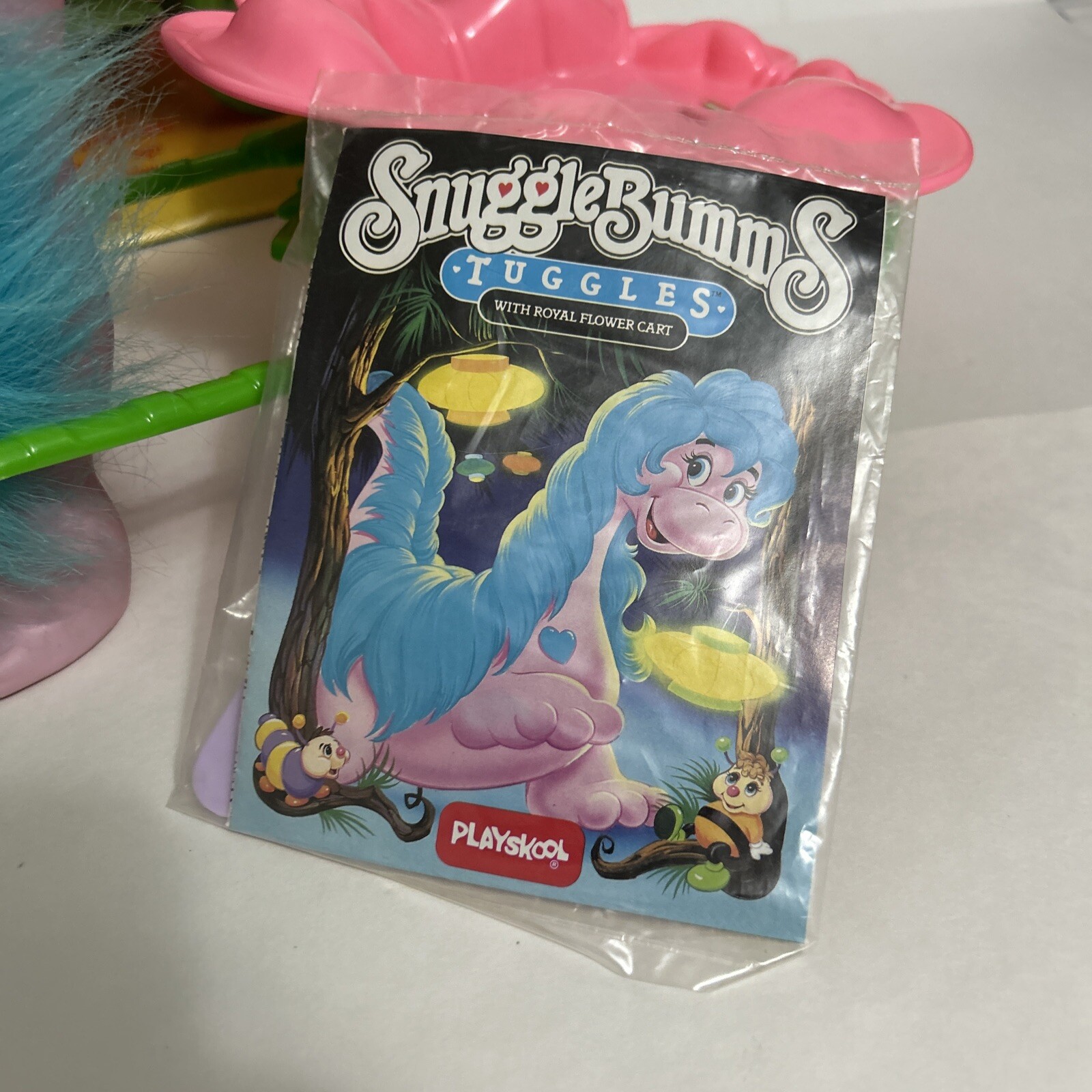 1985 Playskool MB Snugglebumms TUGGLES Figure Vintage Complete In Box Germany